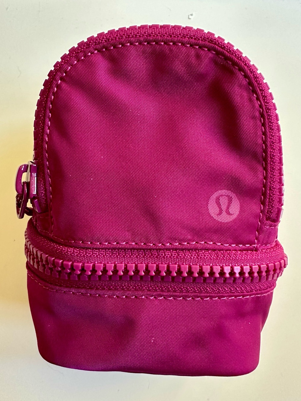 Lululemon City Adventurer Backpack *Nano bag decoration in dark fuschia pink